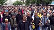 Thousands protest more austerity during 24-h general strike in Greece -4K