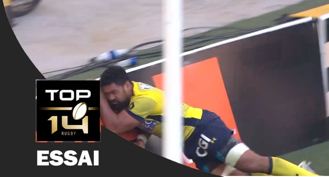 TOP 14 - Essai Fritz LEE (ASM) - Clermont - Racing 92 - DEMIES - Saison 2016/2017