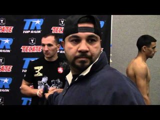 egis mean machine on scale before weigh in - EsNews Boxing