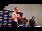 konstantin kupianskii vs reggie young weigh in and faceoff  EsNews Boxing