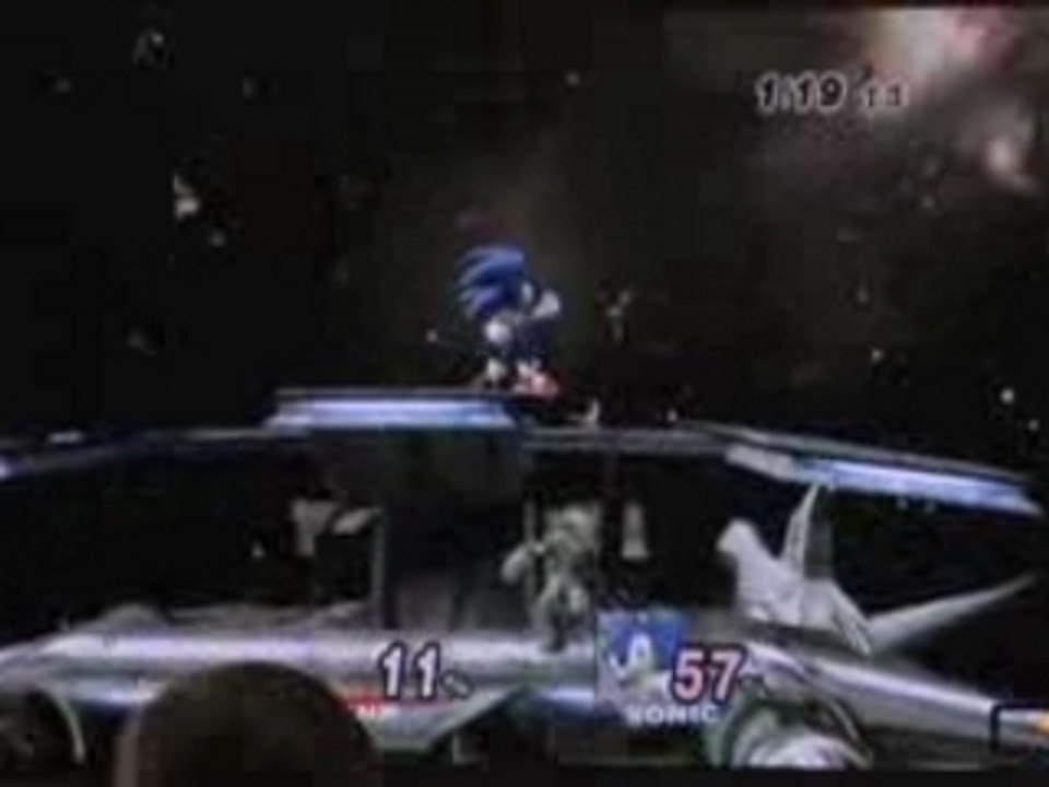 Super Smash Bros. Brawl - Sonic VS Link