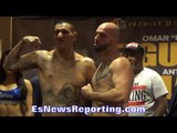 Chris Arreola vs Travis Kauffman HEATED FACE OFF & WEIGH IN - EsNews Boxing