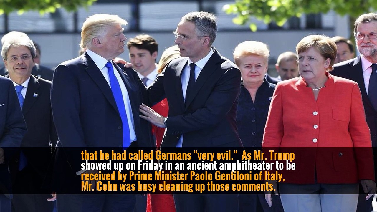 Mild in Mideast, Trump Is All Elbows in a Europe Eager to Jab Back