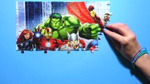 MARVEL AVENGERS Learn Puzzles Clementoni Hulk Captain America Iron Man Thor Rom