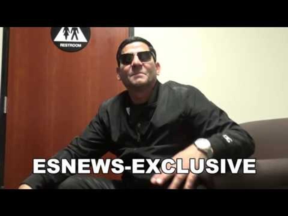 Danny Garica & Angel Behind The Scenes At FOX Studios EsNews Boxing