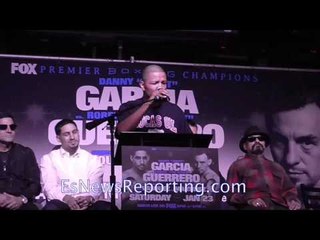 Robert Guerrero vs Danny Garcia Press Conference ARON MARTINEZ- EsNews Boxing