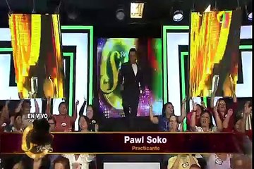 David Villanueva dio muestra de su dote musical en Porque Hoy es Sábado