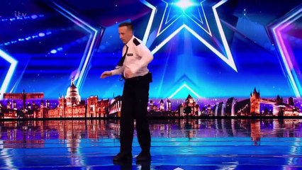 Dancing  PLASTIC  Police Man - HAVING LOT OF FUN!