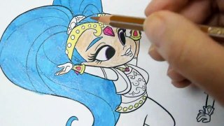ShimmerColoring Book Pages Sparkle colorare Nickel