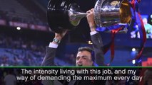 Enrique feeling no sadness after finishing at Barcelona