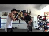 BOXING DRILLS TO KEEP HAND UP & CHIN DOWN EsNews Boxing