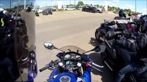 Honda CBR650F Review from Honda Extreme Edmonton Demo Days