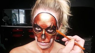 Makeup artist transforms herself into terrifying creatures
