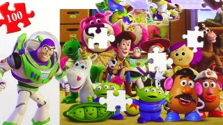 Learn Puzzle TOY STORY Potato Head, Woody, Buzz Lightyear, Jessie Play Disne