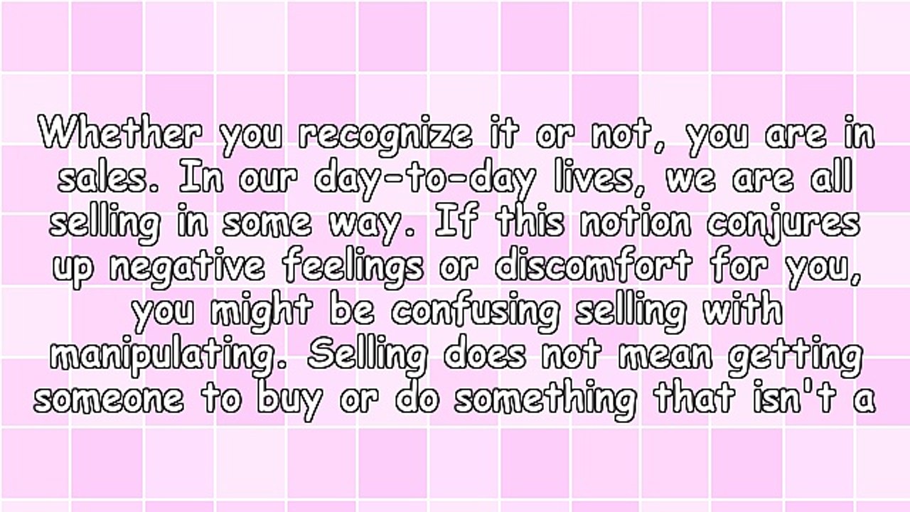 Selling 101: People Do Things for Their Reasons, Not Yours