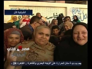 #مصر_تنتخب | طفلة من خارج لجنة بالشرقية : أنا نزلت الانتخابات عشان خاطر السيسي و مصر