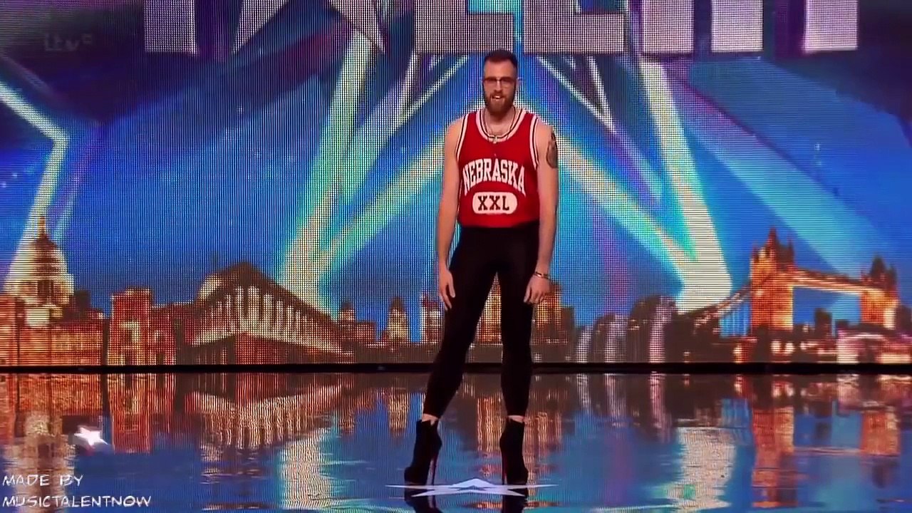 Guy Dancing In HIGH HEELS  BETTER THAN WOMAN  - Almost Hurt His...