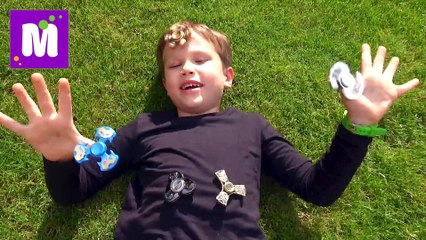 Самая новая коллекция Fidget Spinner Challenge Макс теряет зуб Hidden toys Челлендж по всему дому новое видео на канале