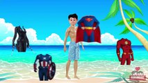 Wrong Dress Shiva ANTV Captain America Superman Black Widow The Flash Finger Family Song for Kids