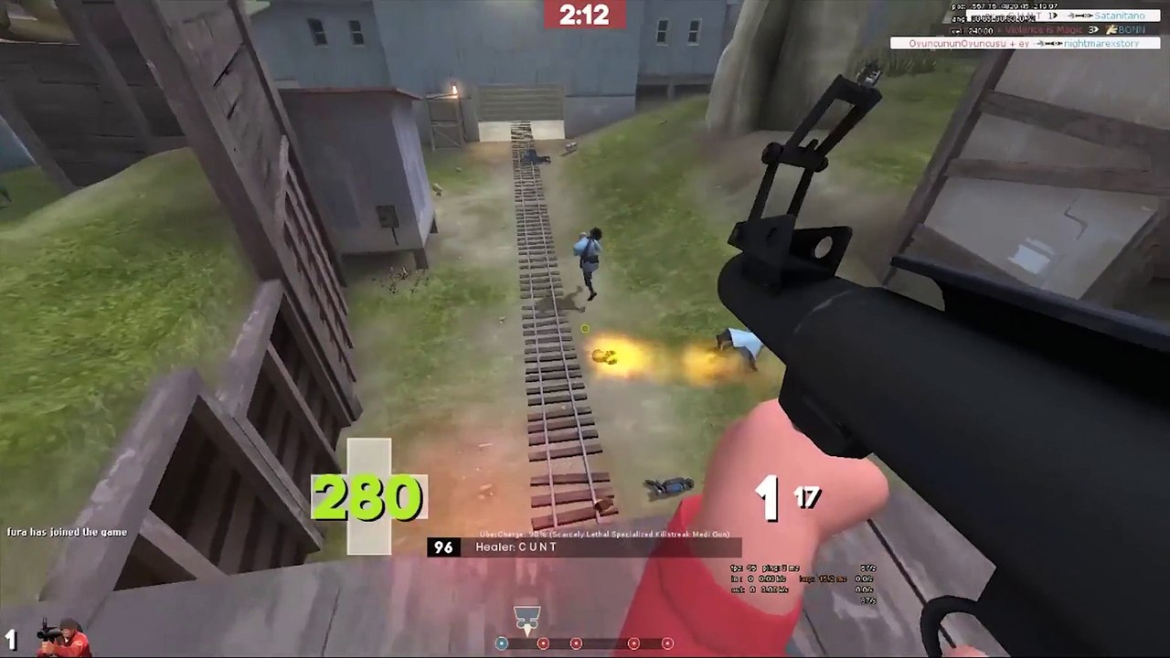 Team Fortress 2: Luckiest airshot I've ever gotten