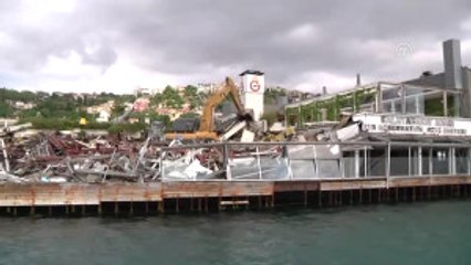 Galatasaray Adası'nda Yıkım (2)
