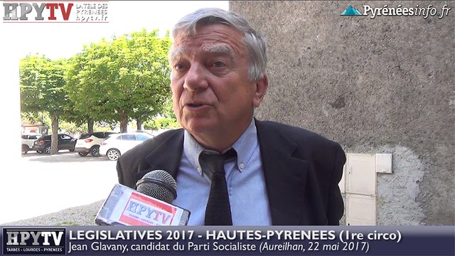 HPyTv Législatives | Jean Glavany candidat PS Hautes-Pyrénées 1 (22 mai 2017)
