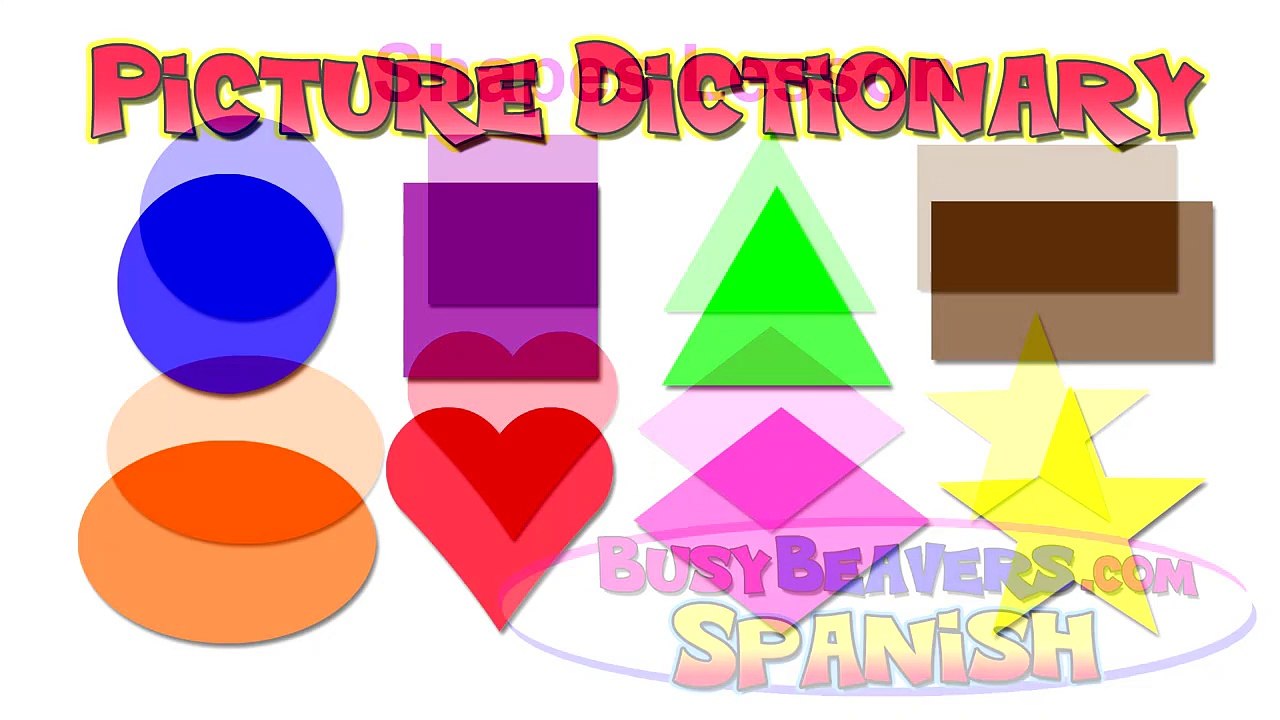 “Shapes Lesson” (Spanish Lesson 06) CLIP – Learn Easy Shape Names, Español Fi