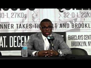 Kid Chocolate And Danny Jacobs Post Fight Press Conference - esnews