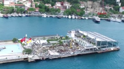 Galatasaray Adası'nda Yıkım