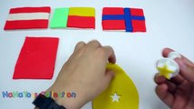 Play-Doh Flags Crafted Viet Nam US  Romania Cuba Turkey Russia Philippines