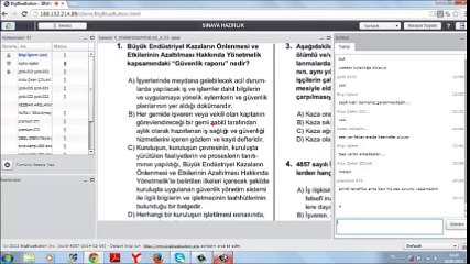 B Sınıfı İSG Sınav Soruları Çözümü