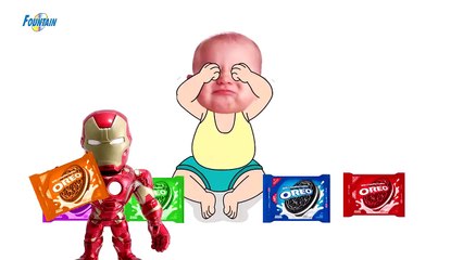 Bad Baby crying and learn colors with Colorful Orerwr3423s for Kids TV