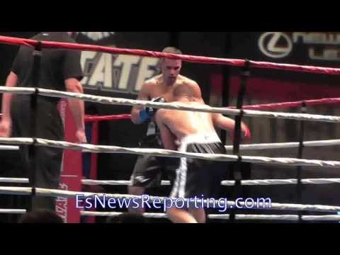 TKO win by The Terminator Lithuanian Boxing Star Virgilijus - EsNews Boxing