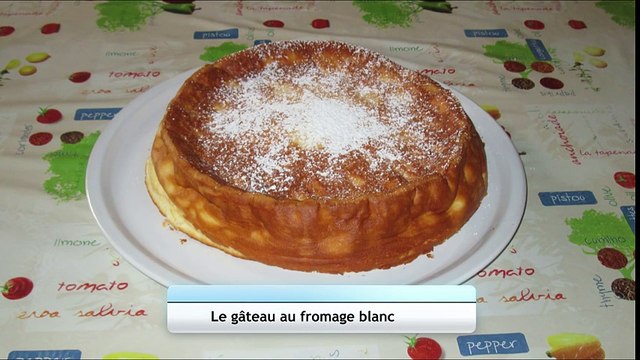 Gâteau au fromage blanc sans pâte léger et moelleux recette facile - cheesecake