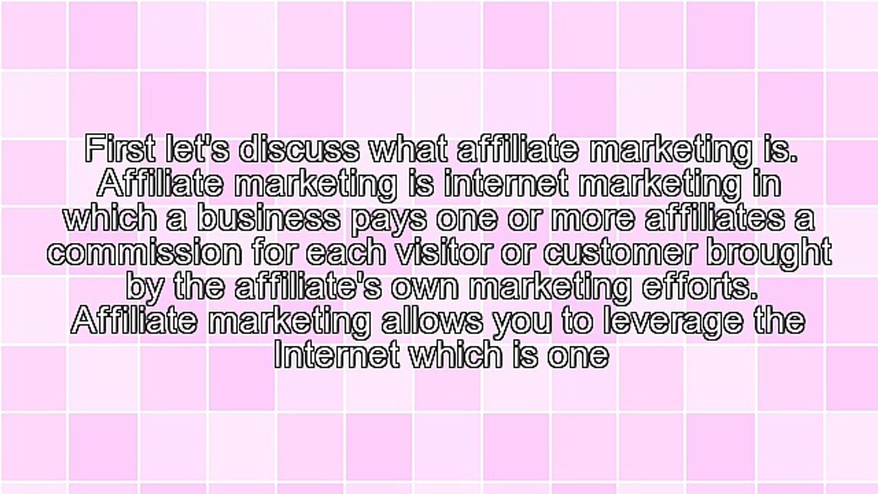 Affiliate Marketing: The Ins and Outs