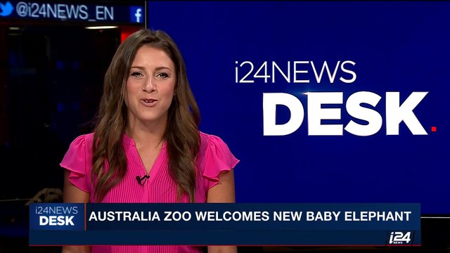 i24NEWS DESK | Australia zoo welcomes new baby elephant | Sunday, May 28th 2017