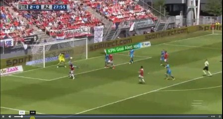 Sebastien Haller Goal - FC Utrecht vs AZ 2-0 28.05.2017 (HD)