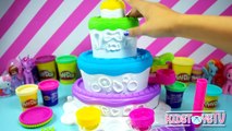 Cake Mountain Cupcake Play Doh Lollipop Playdough toys,Animated Cartoons movies 2017