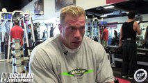 Dennis Wolf's Biceps and Triceps Training For MASS