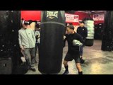boxing star Jonathan Oquendo fights on kid chocolate vs jacobs undercard EsNews Boxing