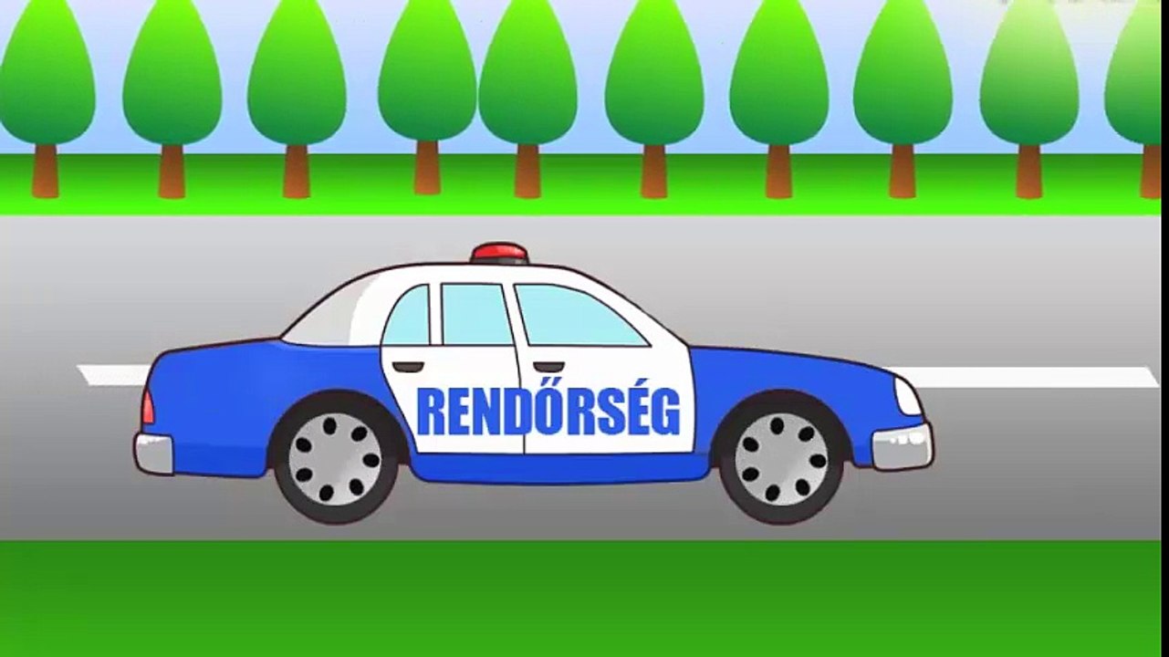 Police Car Cartoon For Children, Trucks and Prams, Bus Tow, Vehicles Fairy Tale 30 Minutes