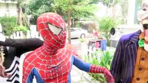 Spiderman SAW a Casper Ghost! Joker Hulk Venom Ghost Chase Spiderman Funny Children Movie