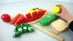 Learn Fruits And Vegetables With Toy Velcro Foods  Playset For Children  Toyshop - Toys For Kids