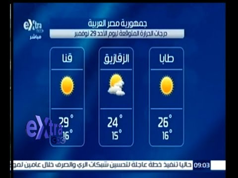 #غرفة_الأخبار | تعرف على درجات الحرارة المتوقعة...