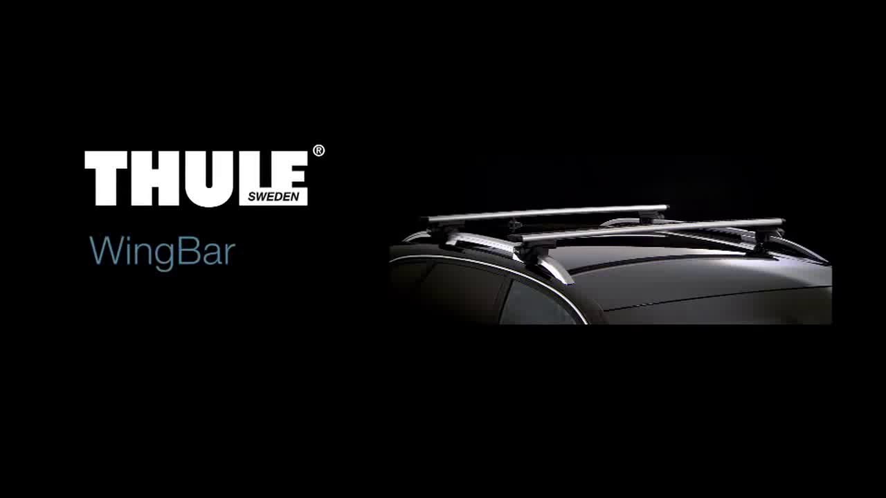 Установка багажника Thule WingBar на продольные...