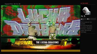 The Ministry VS The Lucha Dragons Tornado Tag Team Steel Cage NXT Tag Team championship NXT ARIVAL F (154)