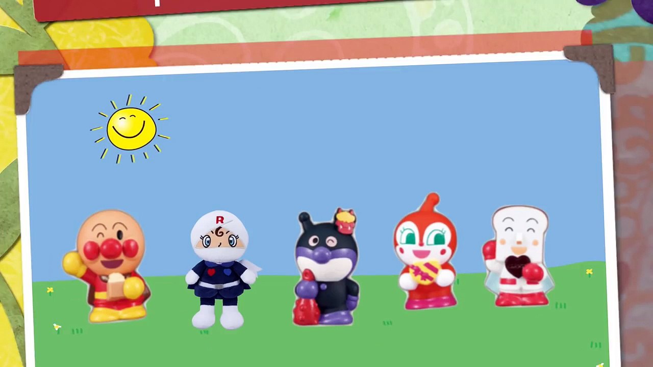 Anpanman Finger Family アンパンマン ばいきんまん ロールパンナ