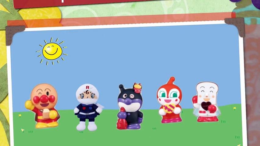 Anpanman Finger Family アンパンマン ばいきんまん ロールパンナ