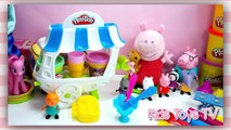 Peppa Pig Ice Cream Shop Popsicles Play Doh Playdough Toys,Animated Cartoons movies 2017