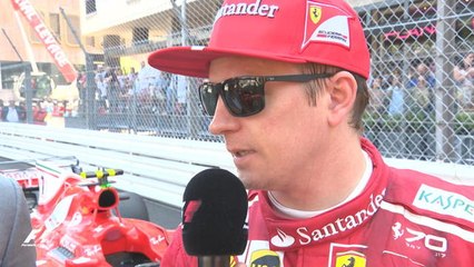 Grand Prix de Monaco - Räikkönen contrarié